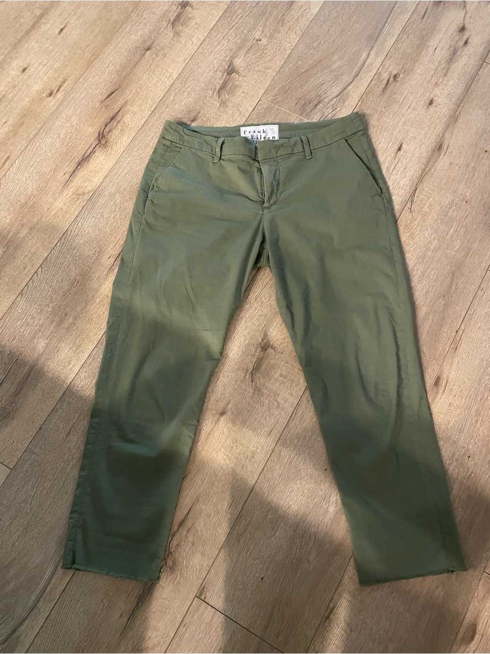 Frank & Eileen Olive Green Chino Pants